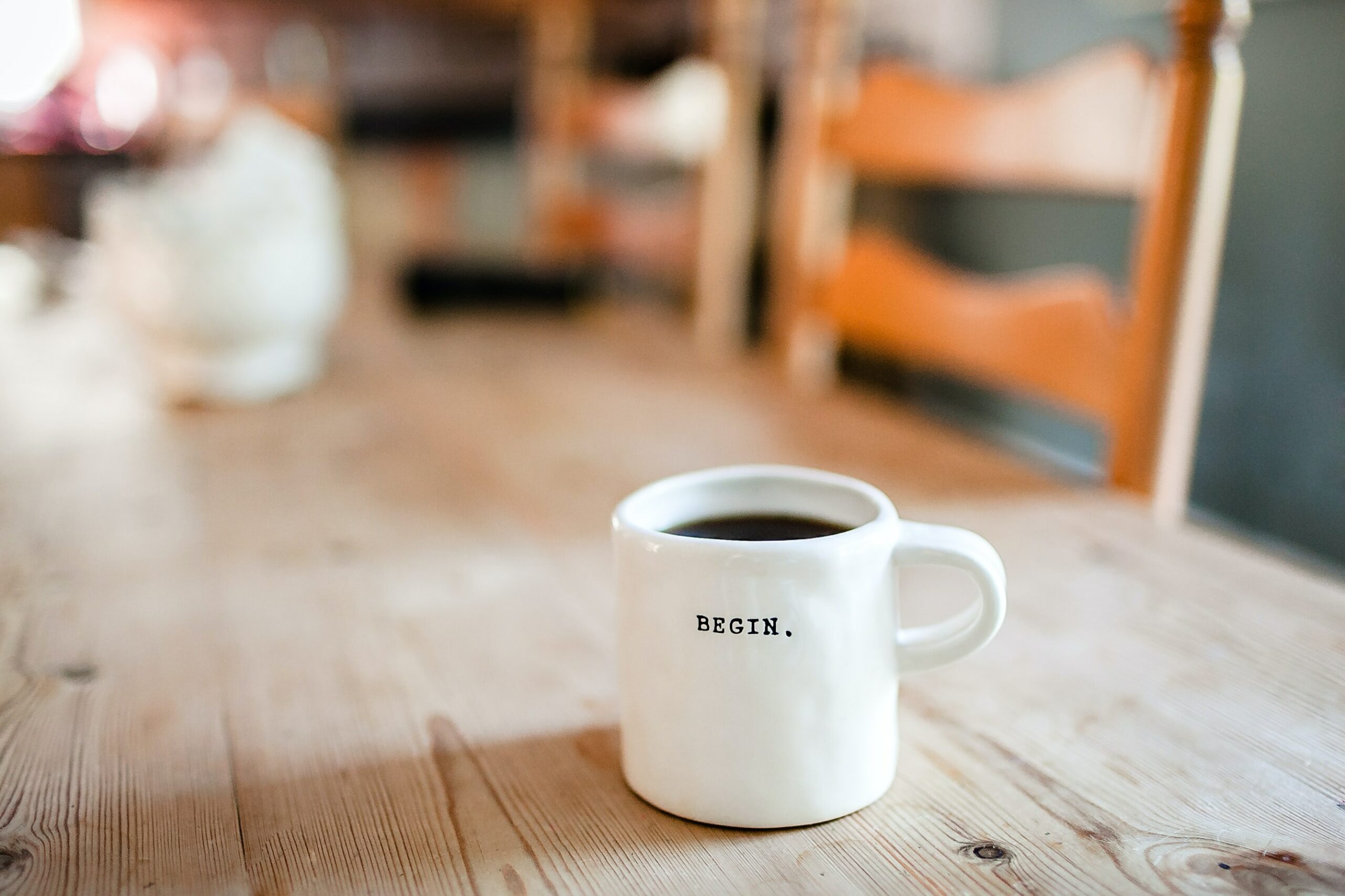 mug of coffee on a table